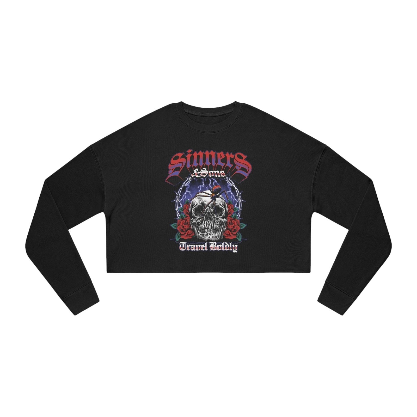 Vintage Crawler Cropped Sweatshirt